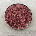 Size 11/0 Glossy Galvanized Wine Genuine Miyuki Glass Seed Beads - Sold by 23 Gram Tubes (Approx. 2500 Beads per Tube) - (11-91089)