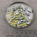 5mm x 8mm Backlit Yellow/Green Uranium Genuine Miyuki Glass GemDuo Diamond Beads - Sold by 8 Gram Tubes (~60 Beads per Tube) - (GD-29801)