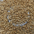 1mm x 2mm Glossy Galvanized Gold Genuine Miyuki Glass Seed Spacer Beads - Sold by 7 Gram Tubes (Approx 770 Beads per Tube) - (SPR2-4202)