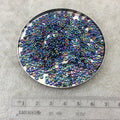 1mm x 3mm Glossy Metallic Blue Iris Genuine Miyuki Glass Seed Spacer Beads - Sold by 8 Gram Tubes (Approx 520 Beads per Tube) - (SPR3-455)