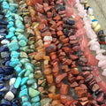 Natural Mixed Lapis Lazuli Chunky Nugget Shaped Beads with 1mm Holes - Sold by 16" Strands (Approx. 75-80 Beads) - Measuring 10-15mm Wide