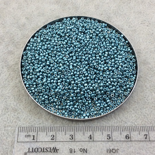 Size 11/0  Duracoat Galvanized Seafoam Green Genuine Miyuki Glass Seed Beads - Sold by 23 Gram Tubes (~2500 Beads per Tube) - (11-94217)