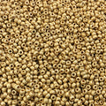 Size 11/0  Duracoat Galvanized Matte Gold Genuine Miyuki Glass Seed Beads - Sold by 23 Gram Tubes (~2500 Beads per Tube) - (11-94202F)