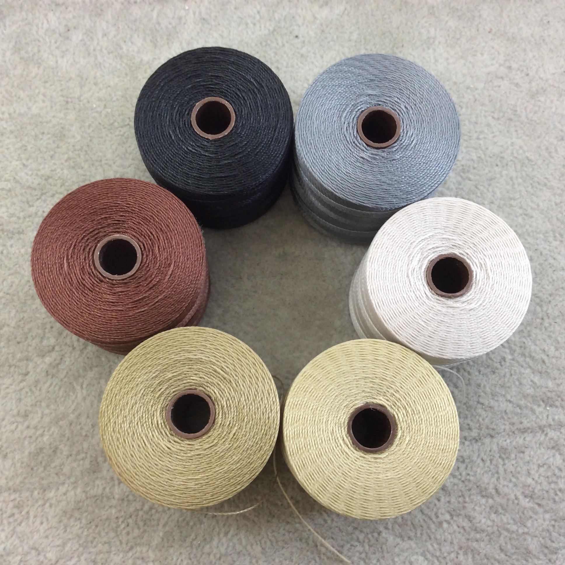 FULL SPOOL - Beadsmith S-Lon 70 Lark Nylon Macrame/Jewelry Micro Cord - Measuring 0.12mm Thick - 287 Yards (861 Feet) - (SL70-LRK)