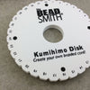6" Beadsmith Brand Round Kumihimo Braiding Disc - 3/8" Thick Foam Wheel with Cord Management Notches - Sold Individually - (KD604)