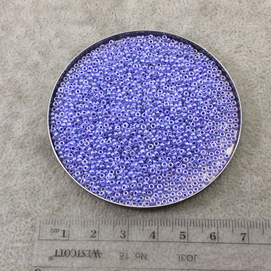 Size 11/0 Glossy Finish Lilac Ceylon Genuine Miyuki Glass Seed Beads - Sold by 23 Gram Tubes (Approx. 2500 Beads per Tube) - (11-9538)