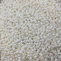 Size 11/0 Glossy Finish Ivory Ceylon Genuine Miyuki Glass Seed Beads - Sold by 23 Gram Tubes (Approx. 2500 Beads per Tube) - (11-9592)