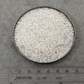 Size 11/0 Glossy Finish Ivory Ceylon Genuine Miyuki Glass Seed Beads - Sold by 23 Gram Tubes (Approx. 2500 Beads per Tube) - (11-9592)