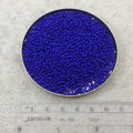 Size 11/0 Glossy Finish Opaque Cobalt Blue Genuine Miyuki Glass Seed Beads - Sold by 23 Gram Tubes (Approx. 2500 Beads per Tube) - (11-9414)
