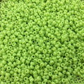 Size 11/0 Glossy Finish Opaque Chartreuse Genuine Miyuki Glass Seed Beads - Sold by 23 Gram Tubes (Approx. 2500 Beads per Tube) - (11-9416)