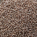 Size 11/0 Glossy Galvanized Light Beige Genuine Miyuki Glass Seed Beads - Sold by 23 Gram Tubes (Approx. 2500 Beads per Tube) - (11-91072L)