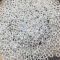 1mm x 3mm Glossy White Luster Genuine Miyuki Glass Seed Spacer Beads - Sold by 8 Gram Tubes (Approx 520 Beads per Tube) - (SPR3-420)