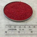 Size 11/0 Semi-Matte Finish Red Miyuki Glass Seed Beads - Sold by 23 Gram Tubes (~ 2500 Beads / Tube) - (11-9141SF)