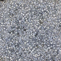 Size 11/0 Glossy Finish Sparkle Pewter-Lined Crystal Color Miyuki Glass Seed Beads - Sold by 23 Gram Tubes (~ 2500 Beads / Tube) - (11-9242)