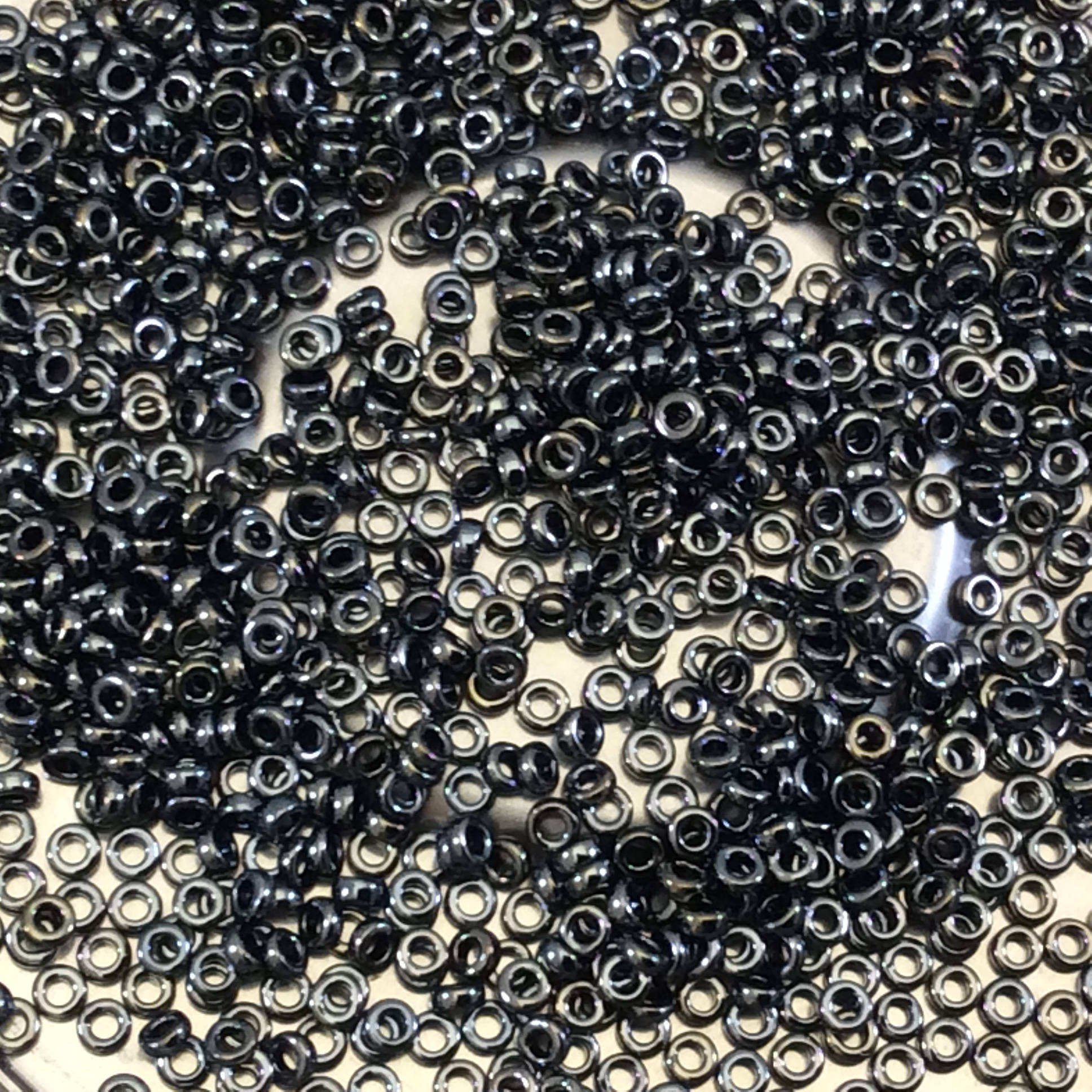 1mm x 2mm Opaque Dark Purple Genuine Miyuki Glass Seed Spacer Beads - Sold by 7 Gram Tubes (~ 770 Beads per Tube) - (SPR2-464)