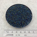 Size 11/0 Glossy Finish Metallic Dark Blue Iris Genuine Miyuki Glass Seed Beads - Sold by 23 Gram Tubes (~2500 Beads per Tube) - (11-9452)