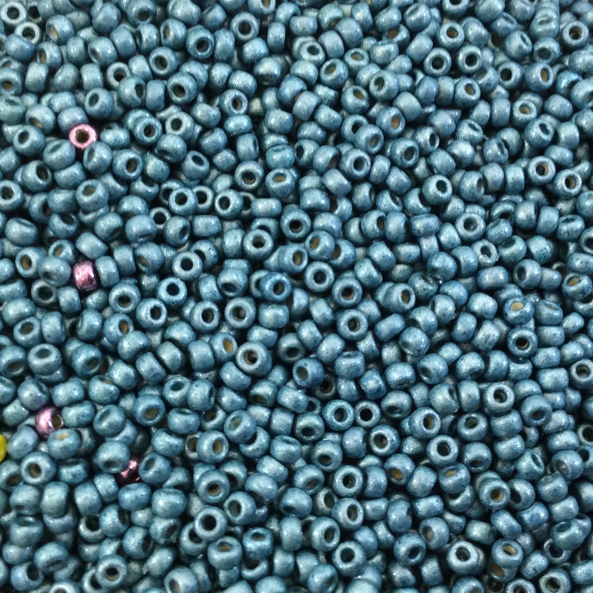 Size 11/0  Duracoat Galvanized Matte Seafoam Genuine Miyuki Glass Seed Beads - Sold by 23 Gram Tubes (~2500 Beads per Tube) - (11-94217F)