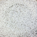 Size 15/0 Opaque Chalk White Genuine Miyuki Glass Seed Beads - Sold by 8.2 Gram Tubes (~2050 Beads per Tube) - (15-9402)