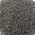 Size 15/0 Metallic Steel Genuine Miyuki Glass Seed Beads - Sold by 8.2 Gram Tubes (~2050 Beads per Tube) - (15-9190)