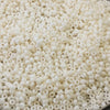 Size 11/0 Matte Finish Opaque Cream Genuine Miyuki Glass Seed Beads - Sold by 23 Gram Tubes (~ 2500 Beads / Tube) - (11-92021)