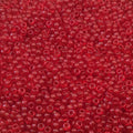 Size 11/0 Semi-Matte Finish Red Miyuki Glass Seed Beads - Sold by 23 Gram Tubes (~ 2500 Beads / Tube) - (11-9141SF)