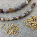 1mm x 2mm Glossy Ivory Ceylon Genuine Miyuki Glass Seed Spacer Beads - Sold by 7 Gram Tubes (~ 770 Beads per Tube) - (SPR2-592)