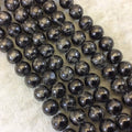 High Quality Light Weight Faux/Engineered Pyrite Round/Ball Shaped Beads - Measuring 10mm, - ~ 41 Beads per 16" Strand - Sold Per Strand