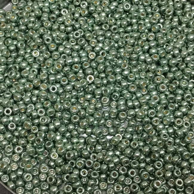 Size 11/0  Duracoat Galvanized Sea Green Genuine Miyuki Glass Seed Beads - Sold by 23 Gram Tubes (~2500 Beads per Tube) - (11-94215)