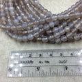 Agate Beads | Faceted Mixed Gray Natural Agate Round Beads | 6mm, 8mm, 10mm