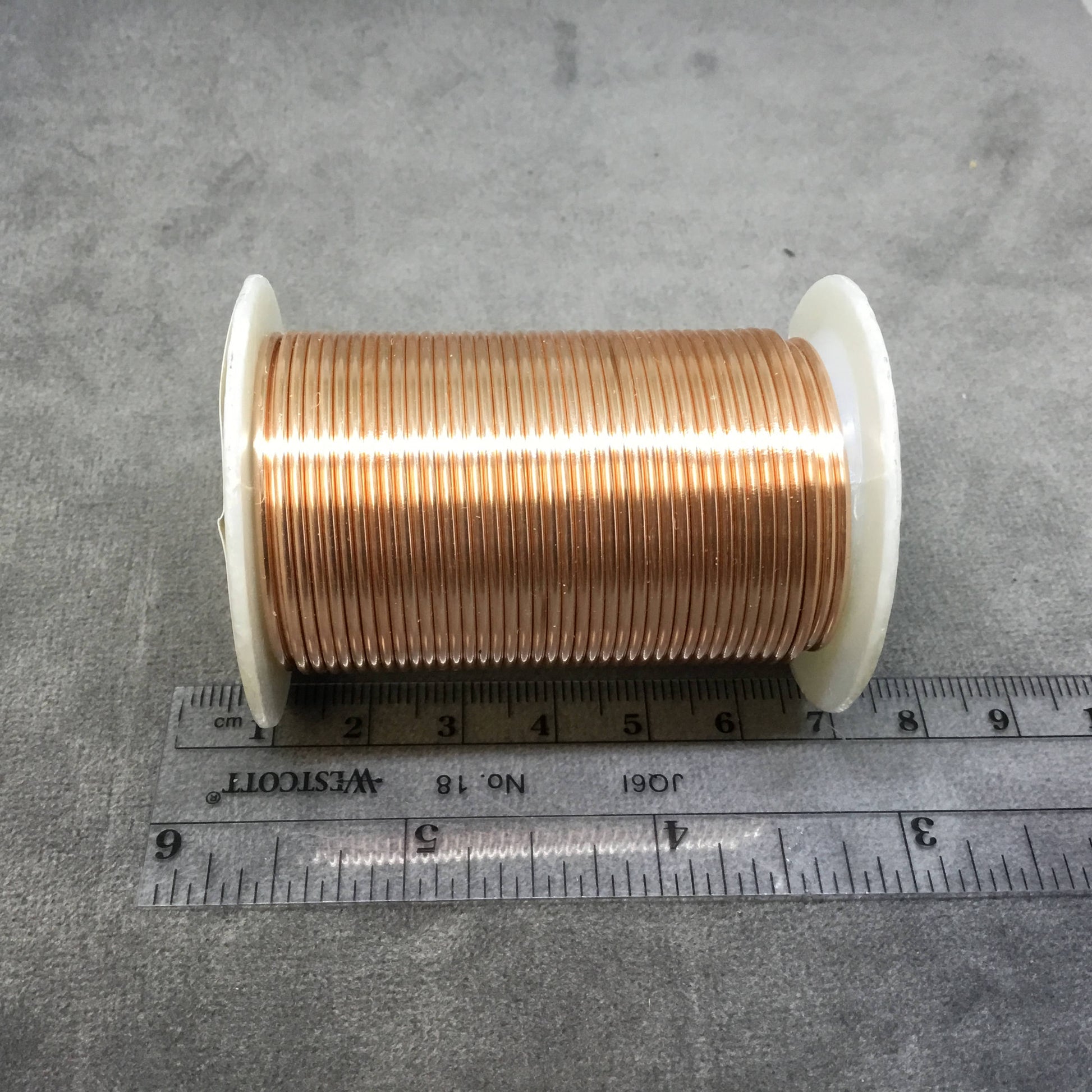 FULL SPOOL - 16 Gauge Beadsmith Brand Tarnish Resistant Rose Gold Craft Wire - 8 Yards (24 Feet) - Great for Wire Wrapped Jewelry!