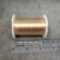 FULL SPOOL - 24 Gauge Beadsmith Brand Tarnish Resistant Rose Gold Craft Wire - 30 Yards (90 Feet) - Great for Wire Wrapped Jewelry!
