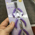 Beadsmith Brand Mini Plier Set - Includes Side Cutter, Flat Nose, Round Nose, & Chain Nose - Pliers Measure 40 x 80mm (3" Long) Closed