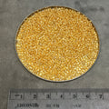 Size 11/0 Glossy Finish Silver Lined Gold Genuine Miyuki Glass Seed Beads - Sold by 23 Gram Tubes (~2500 Beads per Tube)