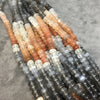 6mm Mystic Mixed Moonstone Rondelle Beads