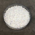 Size 11/0 Glossy Finish White Pearl AB Genuine Miyuki Delica Glass Seed Beads - Sold by 7.2 Gram Tubes (Approx. 1300 Beads per 2" Tube)