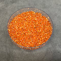 Size 11/0 Glossy Silver Lined Orange Genuine Miyuki Delica Glass Seed Beads - Sold by 7.2 Gram Tubes (Approx. 1300 Beads per 2" Tube)