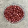 Size 11/0 Glossy Trans. Metallic Red Luster Genuine Miyuki Delica Glass Seed Beads - Sold by 7.2 Gram Tubes (Approx. 1300 Beads per 2" Tube)