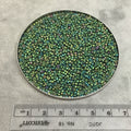 Size 11/0 Matte Finish Metallic Green-Blue Iris  Miyuki Glass Seed Beads - Sold by 23 Gram Tubes (~ 2500 Beads / Tube) - (11-92020)