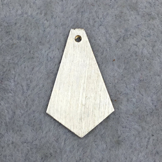 12mm x 22mm - Small Sized Gold Brushed Finish Copper - Blank Men's Tie/Dagger Shaped Components  - Sold in Packs of Ten (587-GD)