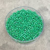 Size 11/0 Glossy Dyed Jade Green Genuine Miyuki Delica Glass Seed Beads - Sold by 7.2 Gram Tubes (Approx. 1300 Beads per 2" Tube)