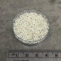 Size 11/0 Glossy Silver Lined Crysal Genuine Miyuki Delica Glass Seed Beads - Sold by 7.2 Gram Tubes (Approx. 1300 Beads per 2" Tube)