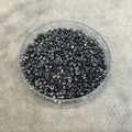 Size 11/0 Glossy Metallic Gunmetal Genuine Miyuki Delica Glass Seed Beads - Sold by 7.2 Gram Tubes (Approx. 1300 Beads per 2" Tube)