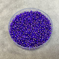 Size 11/0 Glossy Finish Silver Lined Violet Genuine Miyuki Delica Glass Seed Beads - Sold by 7.2 Gram Tubes (Approx. 1300 Beads per 2" Tube)