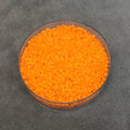 Size 11/0 Matte Finish Op. Mandarin Orange Genuine Miyuki Delica Glass Seed Beads - Sold by 7.2 Gram Tubes (Approx. 1300 Beads per 2" Tube)