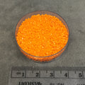 Size 11/0 Glossy Finish Opaque Mandarin Genuine Miyuki Delica Glass Seed Beads - Sold by 7.2 Gram Tubes (Approx. 1300 Beads per 2" Tube)