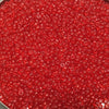 Size 11/0 Glossy Finish Red Color Transparent Miyuki Glass Seed Beads - Sold by 23 Gram Tubes (~ 2500 Beads / Tube) - (11-9141)