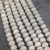 7mm x 9mm AAA Natural Spotted Bodhi/Lotus Seed/"Moon and Stars" Beads with 1mm Holes - Sold by Loose (Unstrung) Lots of 12 Beads Each