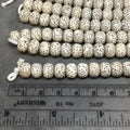 7mm x 9mm AAA Natural Spotted Bodhi/Lotus Seed/"Moon and Stars" Beads with 1mm Holes - Sold by Loose (Unstrung) Lots of 12 Beads Each