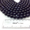 12mm Faceted Manmade Blue Goldstone (Glass) Round/Ball Shaped Beads - Sold by 14.5" Strands (Approximately 32  Beads) - Synthetic Gemstone