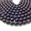 12mm Faceted Manmade Blue Goldstone (Glass) Round/Ball Shaped Beads - Sold by 14.5" Strands (Approximately 32  Beads) - Synthetic Gemstone